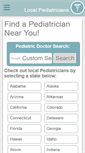 Mobile Screenshot of localpediatrics.com