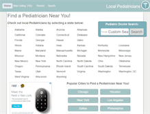 Tablet Screenshot of localpediatrics.com